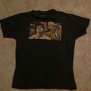 Medium black Rocky graphic T-shirt from Zumiez